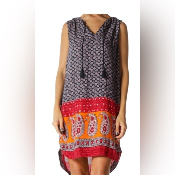 NWT beach lunch lounge blue dress size S - Picture 7 of 7